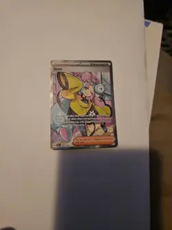 Iono PokÃ©mon TCG Paldea Evolved Holo Ultra Rare Full Art Card 254/193 - Image 1