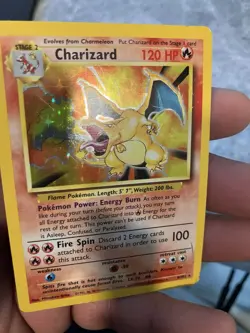 Pokemon TCG Charizard Base Set Holo Rare Card 4/102 WOTC 1999 Vintage - Image 5