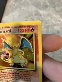 Pokemon TCG Charizard Base Set Holo Rare Card 4/102 WOTC 1999 Vintage - Image 8