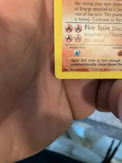 Pokemon TCG Charizard Base Set Holo Rare Card 4/102 WOTC 1999 Vintage - Image 9