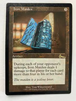Iron Maiden Urza's Legacy Regular Magic the Gathering MTG Card - Image 1