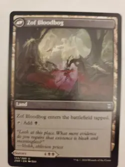 MTG Magic The Gathering Card Zof Consumption Sorcery Zof Bloodbog Land Black - Image 2
