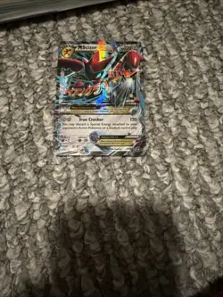 PokÃ©mon Mega-M Scizor EX TCG 77/122 XY Breakpoint Holo Ultra Rare Card - Image 1