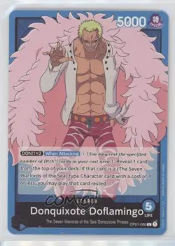 2022 One Piece Card Game: Romance Dawn OP01 Donquixote Doflamingo #OP01-060 1c4d - Image 1