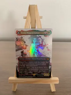 FOIL TERRA, MAGICAL ADEPT (BORDERLESS) Final Fantasy FIN Magic MTG CARD - Image 1