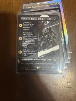 MTG - Summon: Primal Odin (Borderless) Final Fantasy - Regular - NM - Image 1