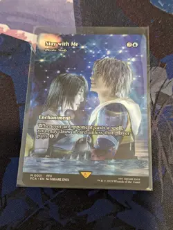 Stay With Me as Rhystic Study #0031 (Showcase) Unplayed NM MTG Final Fantasy - Image 1