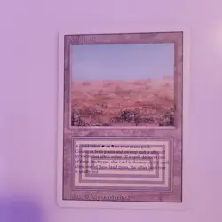 SCRUBLAND REVISED MAGIC THE GATHERING NM OLD SCHOOL VINTAGE LEGACY MTG - Image 1