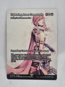 Lightning, Lone Commando (Showcase) Final Fantasy Mtg Regular - Image 1