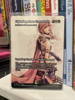 Lightning, Lone Commando (Showcase) Final Fantasy Mtg Regular - Image 1