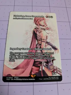 Lightning, Lone Commando (Showcase) Final Fantasy Mtg Regular - Image 3