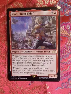 Vaan, Street Thief Final Fantasy Magic The Gathering MTG Rare Card - Image 1