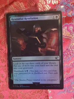 FOIL Resentful Revelation Final Fantasy Magic The Gathering MTG ccg trading card - Image 1
