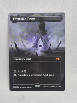 MTG Phyrexian Tower (0355) *Non-Foil* Borderless Modern Horizons 3 NM/MT Cmb Shp - Image 1