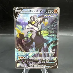 Pokemon TCG Rapid Strike Urshifu V 153/163 Battle Styles Alternate Art NM - Image 1