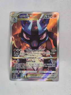  Pokemon Lucario VSTAR SWSH291 Crown Zenith Holo Black Star Promo NM - Image 1