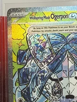 Pokemon Wellspring Mask Ogerpon EX Prismatic Evolutions 152/131 English - Image 2