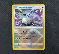 Pokemon TCG Sword & Shield Promo Card - Pokemon Go Radiant Eevee SWSH230 NM - Image 1
