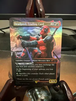 Deadpool, Trading Card (Rainbow Foil) Secret Lair Drop Foil - Image 3