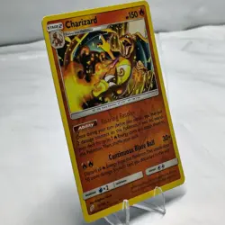 PokÃ©mon TCG Charizard 14/181 Holo Cracked Ice Team Up 2019 Rare Card - Image 2