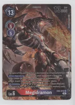 2022 Digimon Card Game - Digital Hazard (EX2) Megidramon (Alternate Art) 0jk5 - Image 1