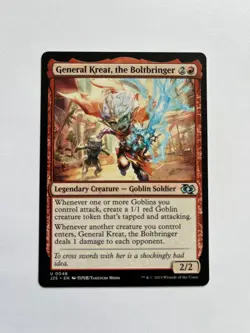 General Kreat, the Boltbringer NM (Anime) Foundations Jumpstart Regular MTG - Image 1