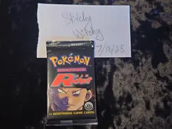 2000 Pokemon Team Rocket 1ST Edition Booster Pack-Factory Sealed-1 Pack - Image 7