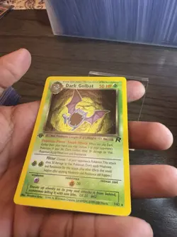 1st Edition Dark Golbat Holo Rare Pokemon TCG 2000 Team Rocket 7/82 - Image 6