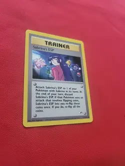 Pokemon: Sabrina's ESP #117/132 Gym Heroes 2000 WOTC Vintage Non-holo - NM -T157 - Image 10