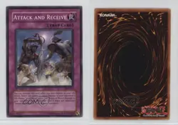 Attack and Receive 1st Ed. YuGiOh Pharaoh's Servant #PSV-054 2002 wq8 - Image 3