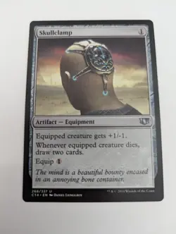 Skullclamp - Commander 2014 268 - Regular Uncommon MTG - Image 1