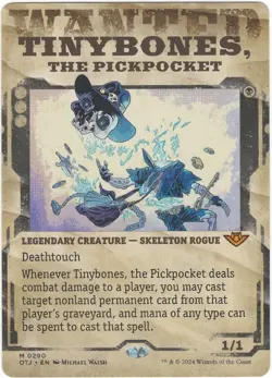 Tinybones, the Pickpocket (Showcase) Outlaws of Thunder Junction 0290 Near Mint - Image 1