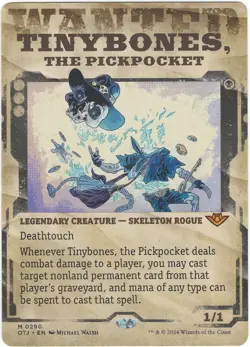 Tinybones, the Pickpocket (Showcase) Outlaws of Thunder Junction 0290 Near Mint - Image 3