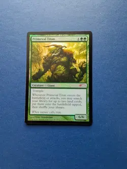 MTG Primeval Titan: Grand Prix Promos Foil - EX-MT - Image 1