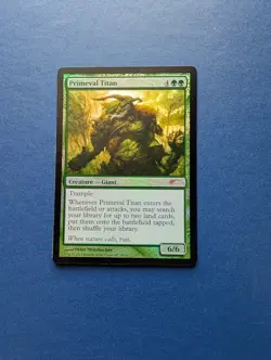 MTG Primeval Titan: Grand Prix Promos Foil - EX-MT - Image 3