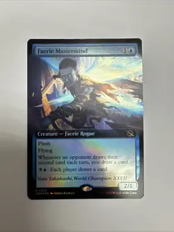 MTG - Faerie Mastermind (Extended Art) March of the Machine Foil #352 - Image 13