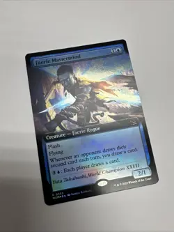 MTG - Faerie Mastermind (Extended Art) March of the Machine Foil #352 - Image 6