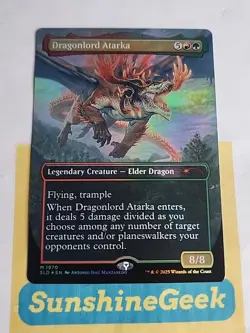 Dragonlord Atarka (Rainbow Foil) Secret Lair Drop Foil - Image 4
