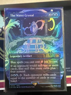 The Water Crystal (Borderless) - 0333 - Foil Near Mint Final Fantasy - Image 2