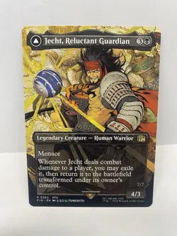 MTG - Jecht, Reluctant Guardian  BORDERLESS -Final Fantasy Rare #363 English - Image 1