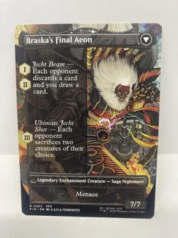MTG - Jecht, Reluctant Guardian  BORDERLESS -Final Fantasy Rare #363 English - Image 2