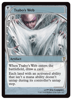 MTG: 1 x Tsabo's Web - Rare Artifact - Mystery Booster 2 Future Sight (MB2) - NM - Image 2