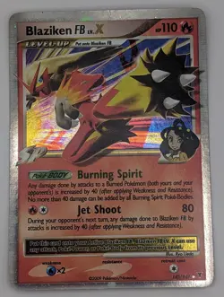 Blaziken FB LV.X Holo Pokemon Card 142/147 Supreme Victors Pokemon TCG - Image 1