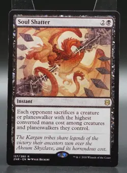 Magic the Gathering MTG Soul Shatter Zendikar Rising Regular - Image 1
