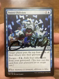Sweet Oblivion MTG Clint Cearley AP Signed Artist Proof - Image 1