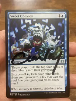 Sweet Oblivion MTG Clint Cearley AP Signed Artist Proof - Image 3