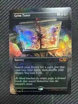 Grim Tutor (Alternate Art) Core Set 2021 Foil - Image 2