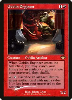 Goblin Engineer (Retro Frame) Modern Horizons Foil - Image 1