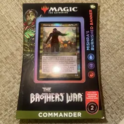 The Brothers' War Commander Deck Mishra's Burnished Banner MTG Brand New Sealed - Image 1