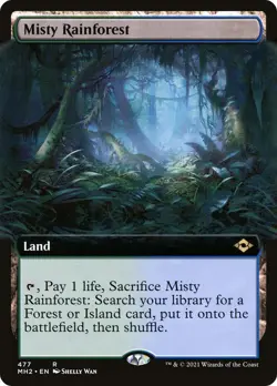 Misty Rainforest (Extended Art) Modern Horizons 2 Regular - Image 1
